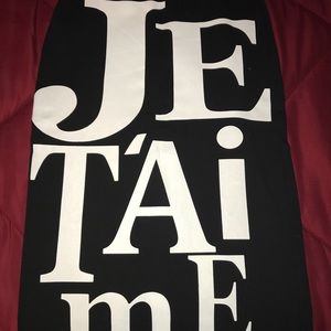 NWT black and white skirt